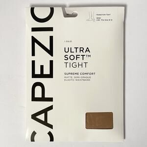 Capezio Ultra Soft Transition Tight 1816C Girls Size 8-12 Light Suntan Tights